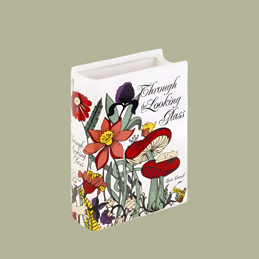 Book of Blooms™ Ceramic Book Vase