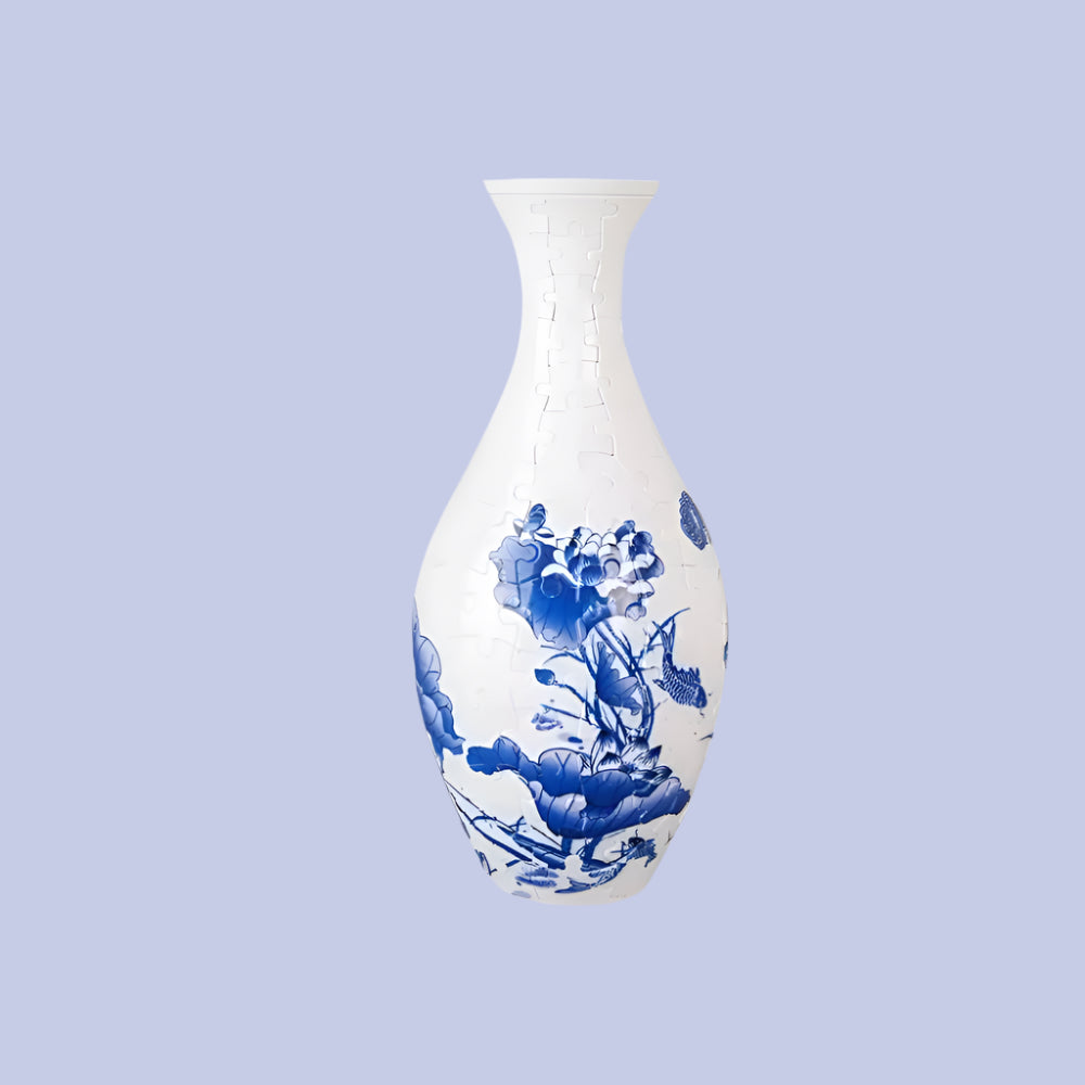 Creative Gifts 3D Puzzle Vase Panda Flower Building Block Porcelain Artistic Vases Home Decoration Kids Girls Christmas Gift Toy