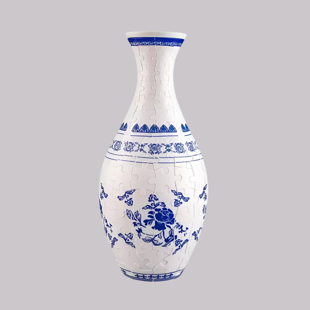 Creative Gifts 3D Puzzle Vase Panda Flower Building Block Porcelain Artistic Vases Home Decoration Kids Girls Christmas Gift Toy