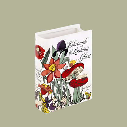Book of Blooms™ Ceramic Book Vase
