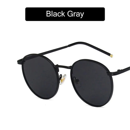 Fashion Glasses Fishing Metal Frame Shades round Sun Glasses Women'S Eyewear Women Men Sunglasses